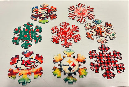 Snow flake ornaments