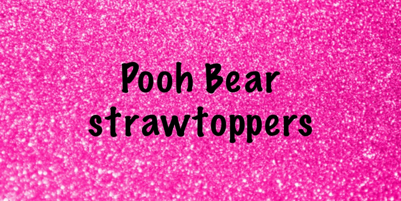 P-bear straw toppers
