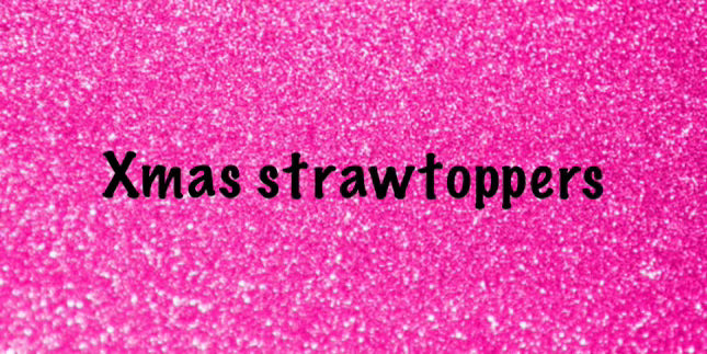 Xmas strawtopper